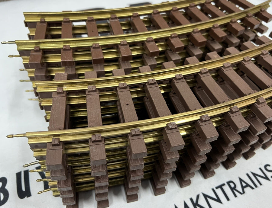 Lionel R1 G-gauge G Scale brass scale Lot of 12 pcs Full 4’ Circle curved NOS