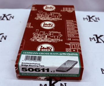 LGB 50611 Bridge Mounting Piers, 2 Pieces G Scale