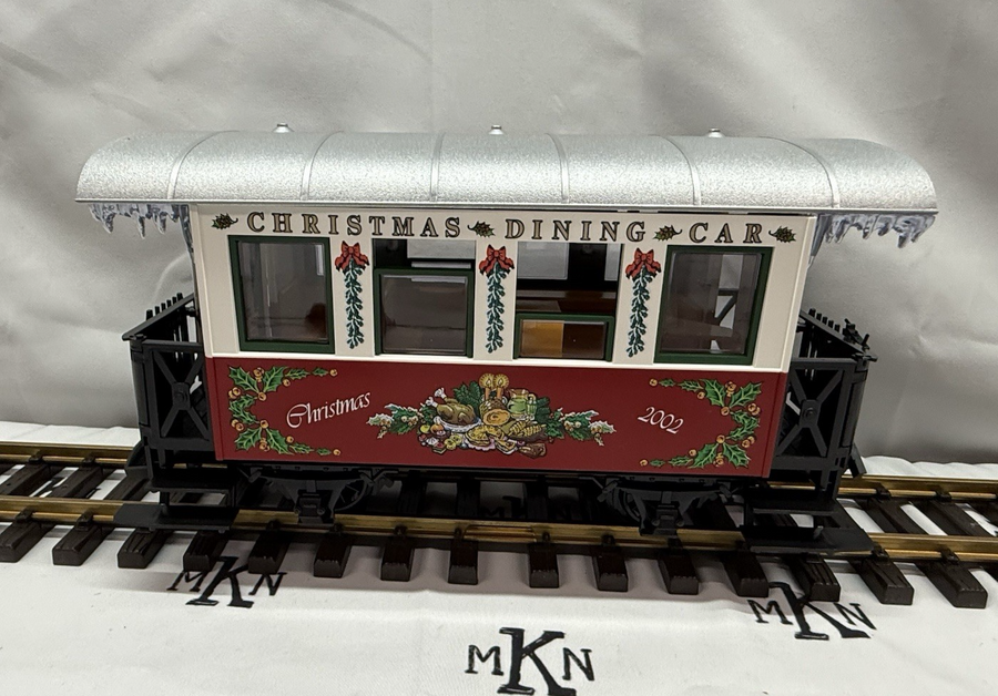 LGB G Scale 33130 Christmas 2002 Dining Car G Scale