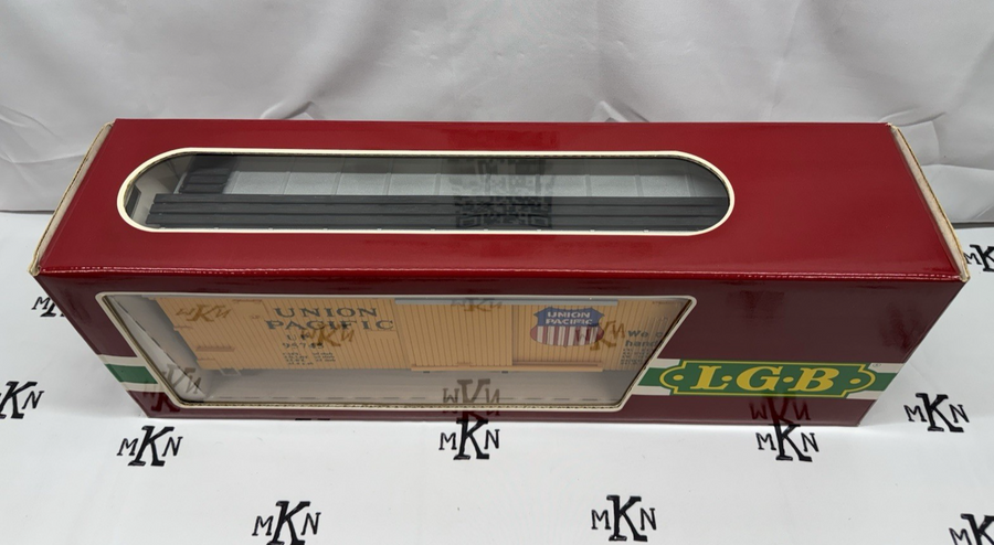 LGB 4067-A01 Union Pacific Boxcar G Scale New/Box/Sleeve