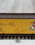 Aristo-Craft ART-46222 NYC 20th Century Pale Beer Steel Reefer Car G Scale