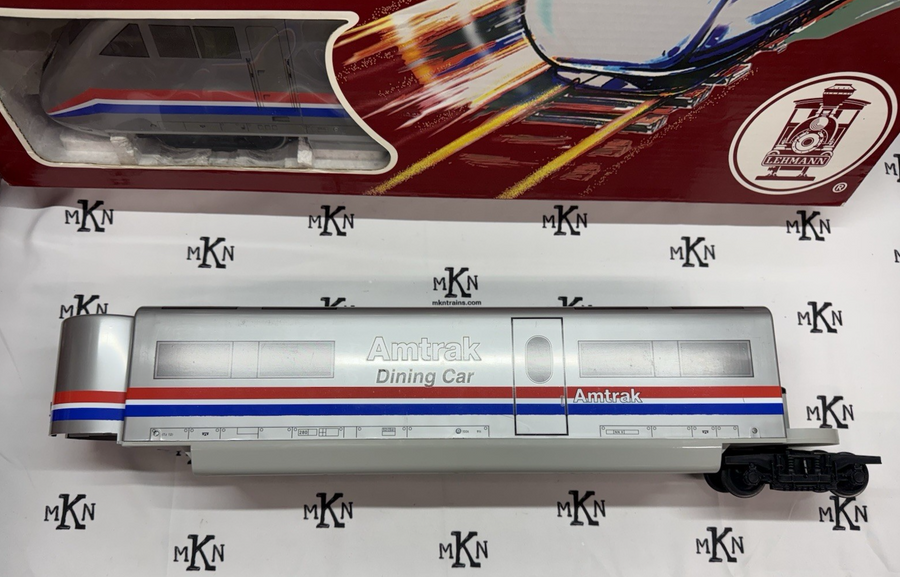 LGB 91950 Amtrak Bullet Train Plus Dining Car 91954 G Scale