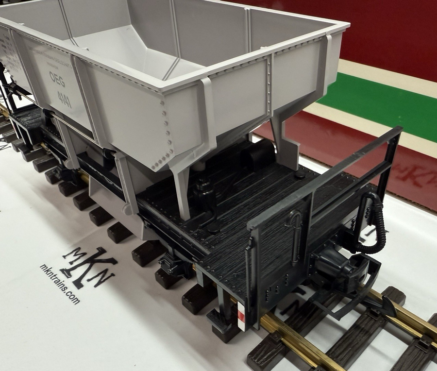 LGB 4141 OEG Grey Hopper BALLAST CAR G SCALE LN/Box