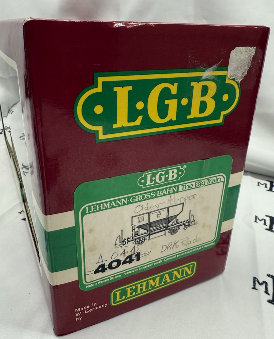 LGB 4041 OEG 1200 RED Hopper Ballast Car G Scale New/Box/Sleeve