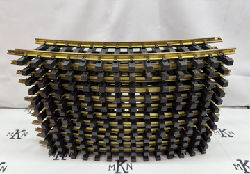 Aristo-Craft ART-30100 US Style 4' Diameter (12) Curved Brass Track G Scale EX