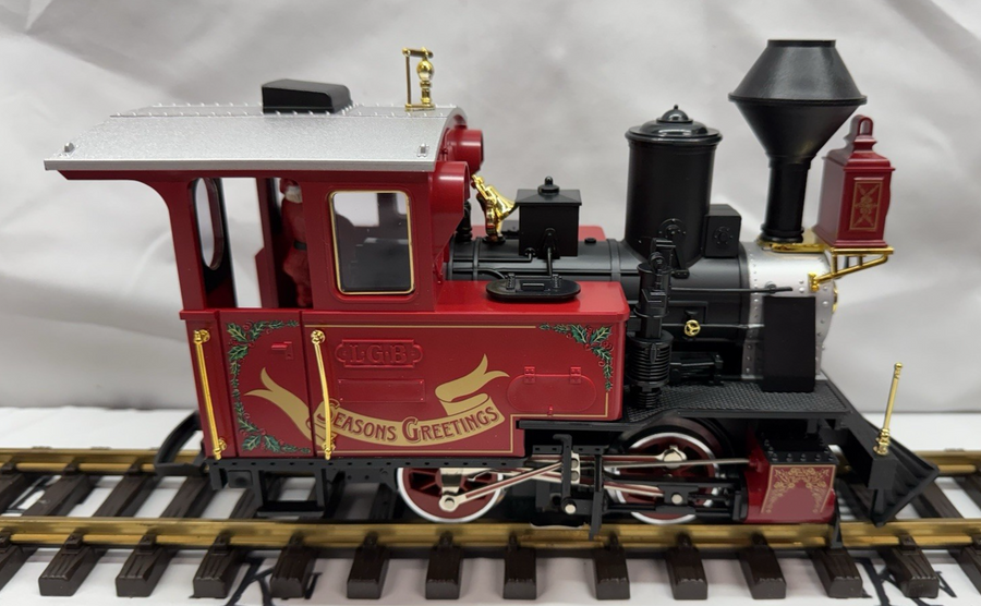 LGB 72555 Merry Christmas Starter Train Set W/Smoke Complete #96 Ltd Ed. MINT