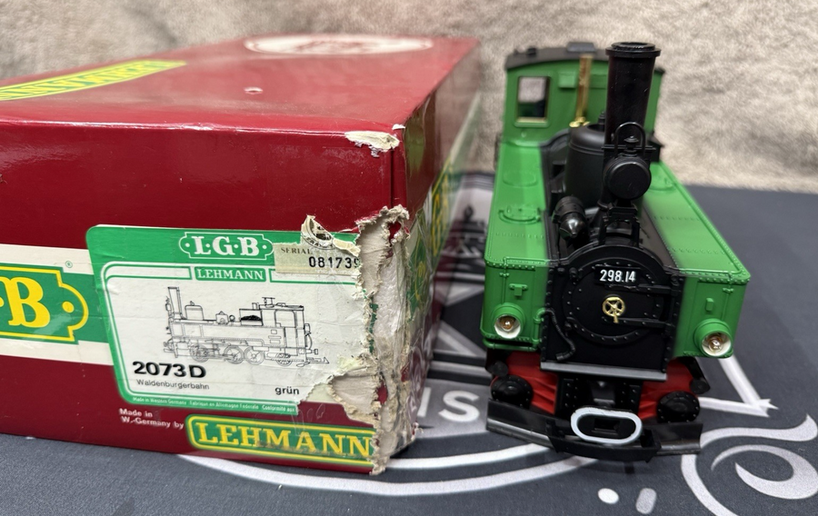 LGB 2073D Zillertahl 0-6-2 Steam Locomotive #298.14 G Scale Tested VG