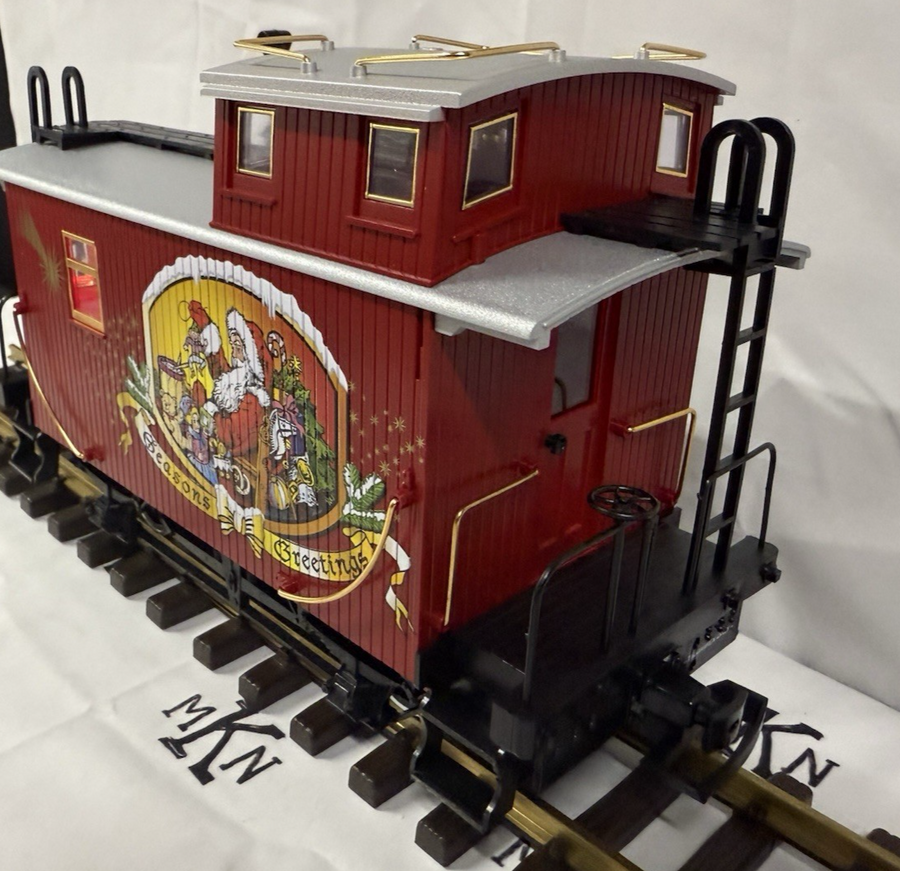 LGB 72550 Christmas Steam Engine Train Set G Scale Complete Lighted MINT