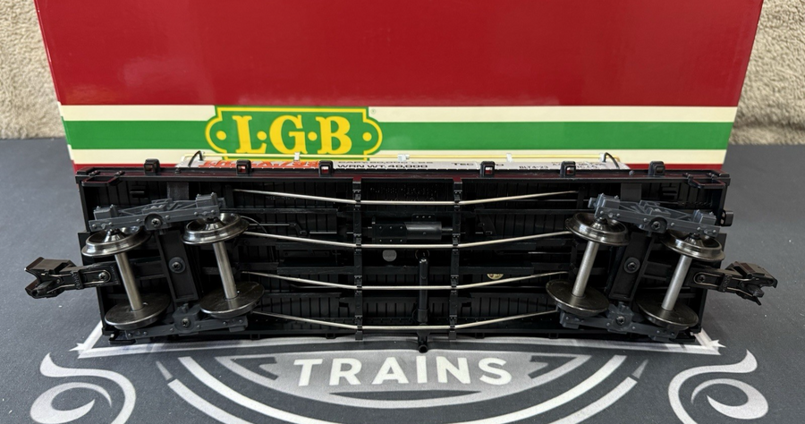 LGB 4080 -Y01 Transcontinental Oil Company Tank Train Car G Scale Metal Wheels