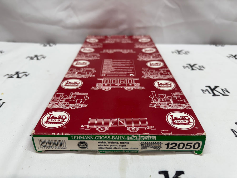LGB 1205 R1 Brass Electric Right-Hand Switch turnout G Scale