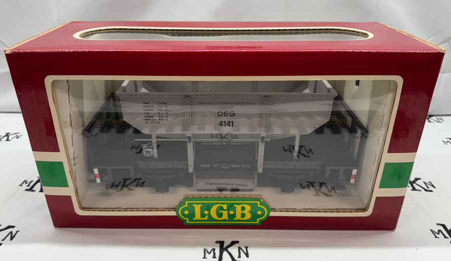 LGB 4041 Gray OEG Ballast Hopper Car G Scale