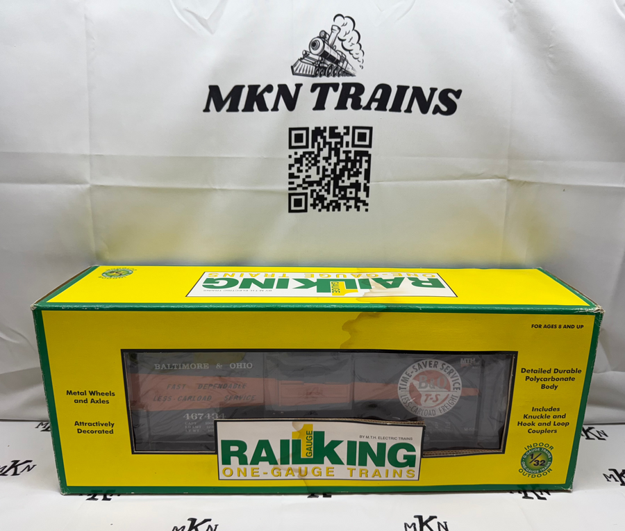 RailKing One Gauge 70-74006 Baltimore & Ohio 40' Box Car
