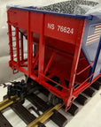 Railking One Gauge 4 Bay Hopper Car w/ Coal Load Norfolk Southern #76624
