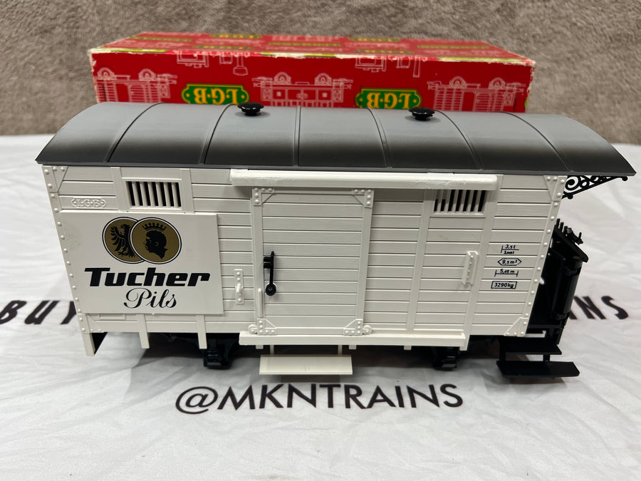 LGB 4032 Bierwagen G Scale Boxcar - Tucher Pils - Early Years