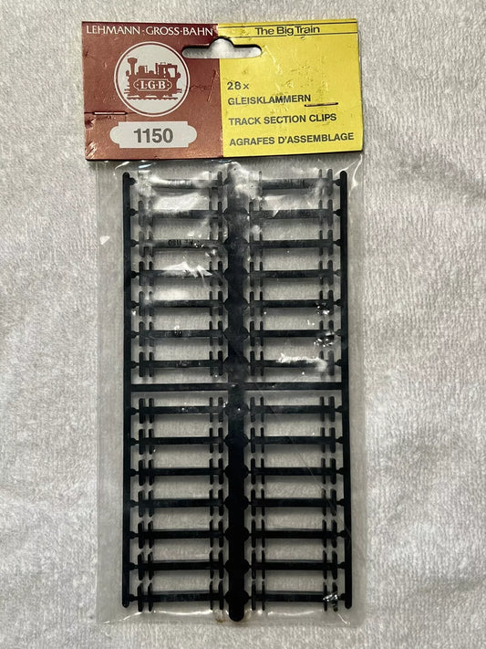 LGB 1150 11500 PLASTIC TRACK CLIP SET OF 28 PIECES NEW