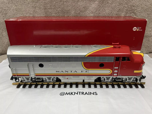 LGB 20570 G Scale Santa Fe F7A Diesel Locomotive #329 LN MINT New Gears