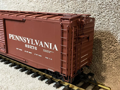 USA Trains R19314B Pennsylvania 50’ Box Car MINT/LN With Box G Scale Very Rare