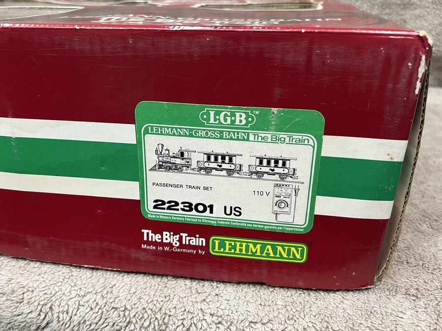 LGB 22301 BIG TRAIN Passenger Train Set Germany NO TRACK NO CONTROLLER