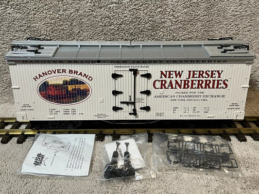 USA Trains R16327 Hanover Cranberries NEW Refrigerator Car New Jersey MINT/BOX