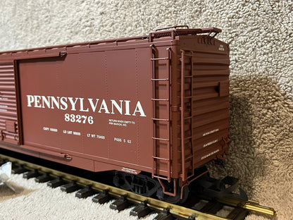 USA Trains R19314B Pennsylvania 50’ Box Car MINT/LN With Box G Scale Very Rare