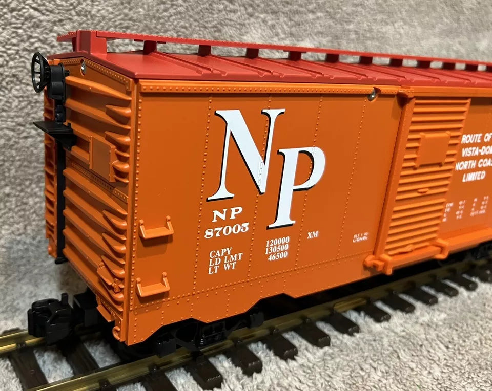 Lionel Large Scale Northern Pacific Boxcar #8-87005 G Scale NEW/BOX