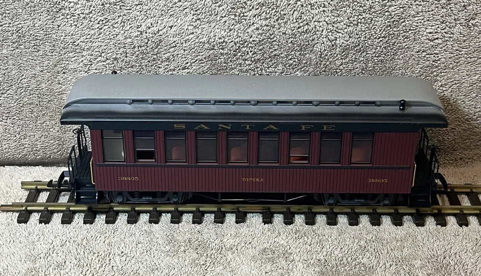 LGB 38805 G Scale Santa Fe Passenger Car  - Excellent With Box/sleeve