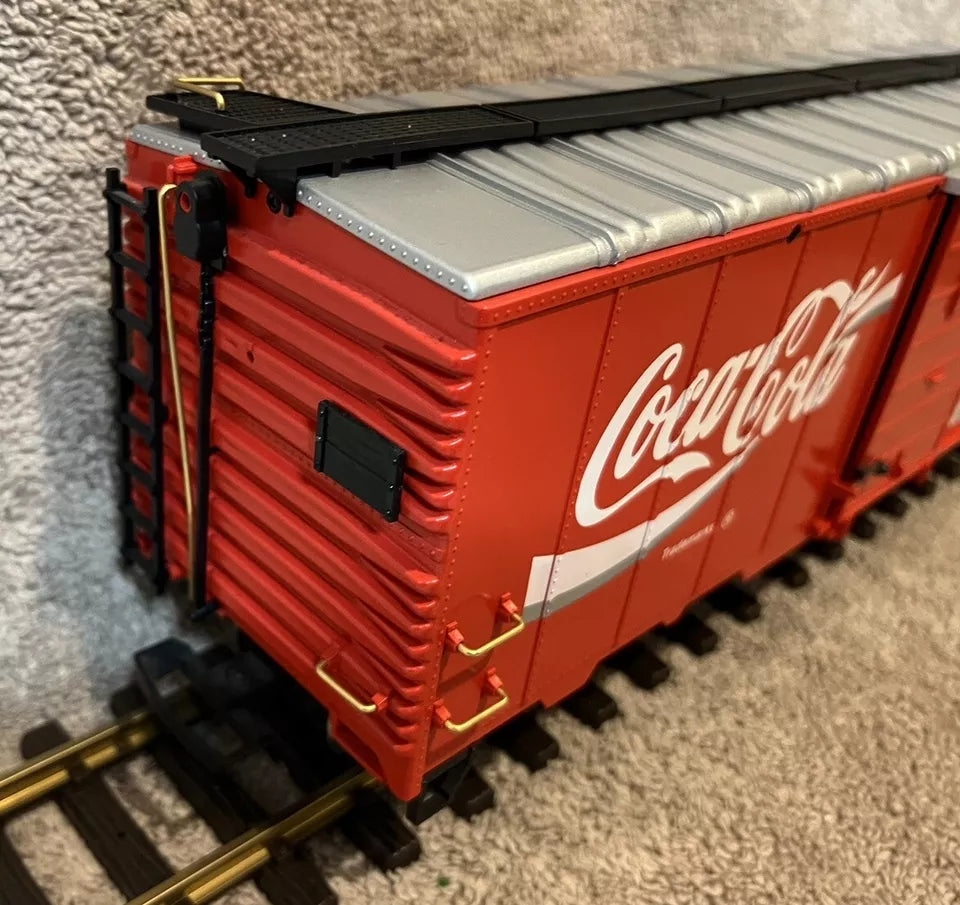 LGB 4291 G Scale Coca-Cola Cant Beat The Real Thing Reefer Car Metal Wheels EX